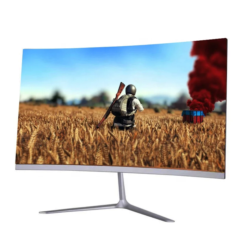 Koop 2020 Nieuwe Ultra Dunne 1K 2K 4K Gaming Monitor 24 27 32 Inch Ips Panel Led Gebogen Frameloze Computer 144Hz