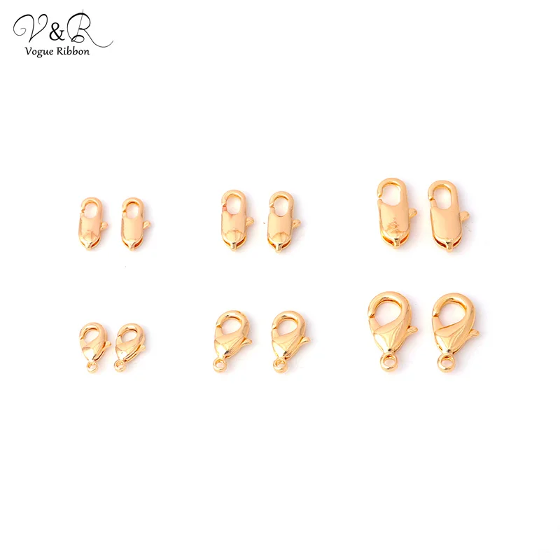 Аксессуары материал металлическая омаровая застежка для модных ювелирных