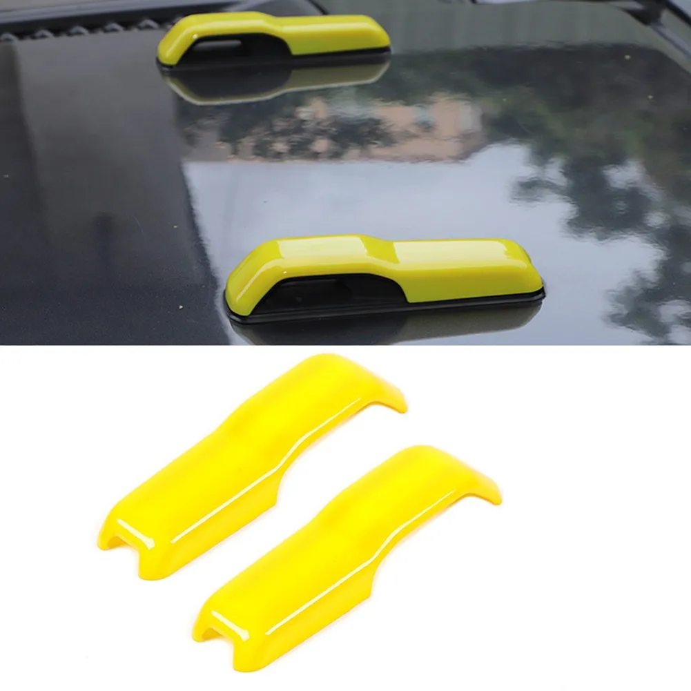 

2* Car Hood Hinge Cover Trim Decoration Accessories For Jeep Wrangler JL 2018 2019 2020 2021+ & JT 2020+ Car Accessories