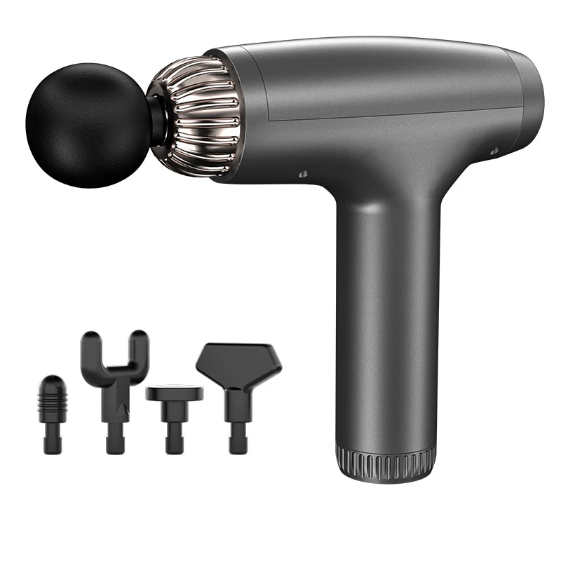 

5 Head Muscle Relaxation Massage Gun LCD Display High Frequency Vibration Fascia Gun 30 Speed Electric Body Massager Pain Relief