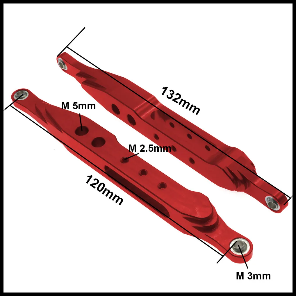 2 шт. обработанный сплав задний амортизатор нижний опорный стержень для