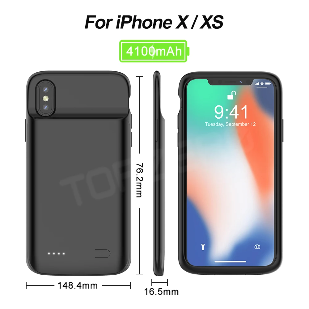 Зарядное устройство чехол для iPhone 5 5S SE 6 6S 7 8 Plus X XS XR XS MAX 11 Pro MAX Универсальное портативное зарядное устройство чехол
