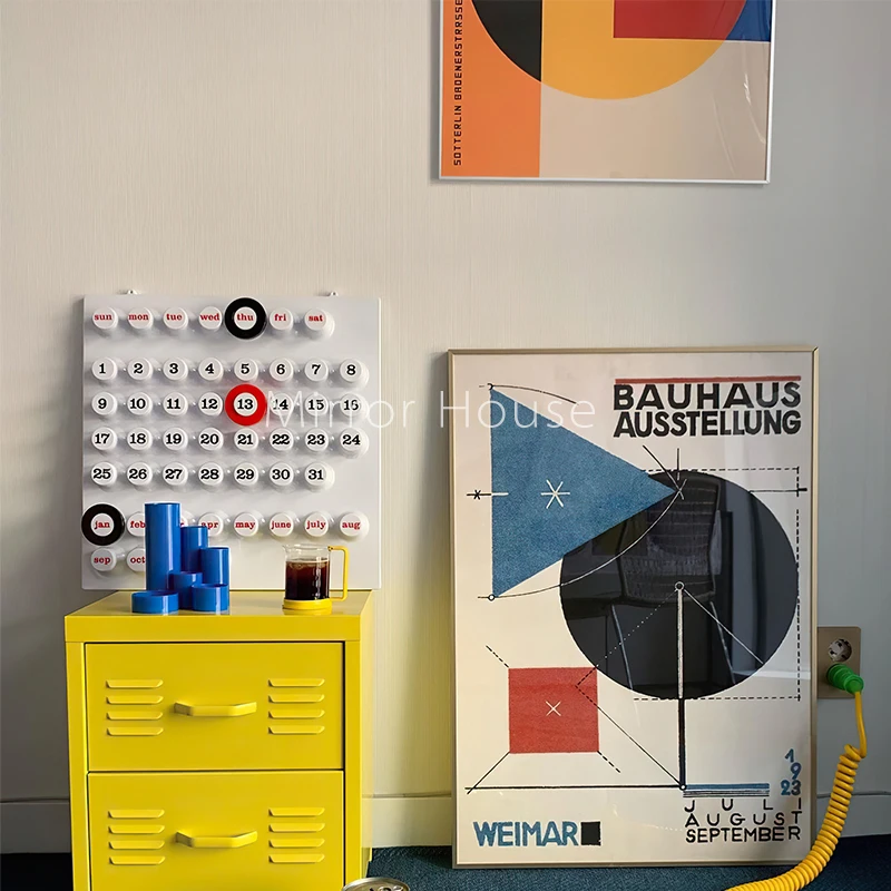 

Modern Art Prints Bauhaus Abstract Geometric Wall Art Canvas Painting Nordic Posters and Prints For Studio Home Wall Decor