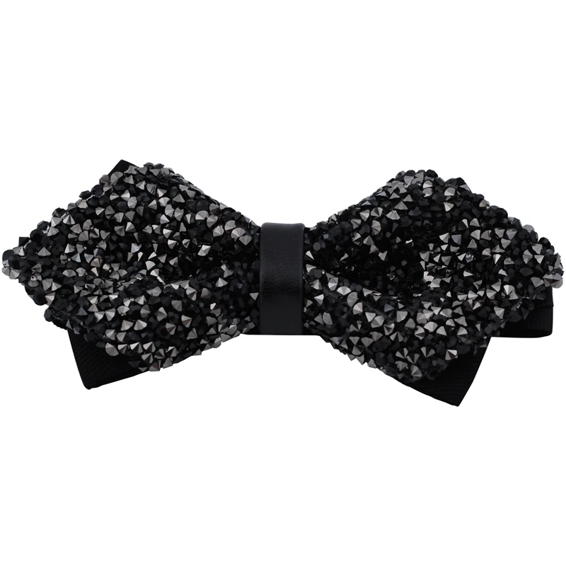 Мода инкрустация Алмаз острые Угловые галстуки для мужчин женщин