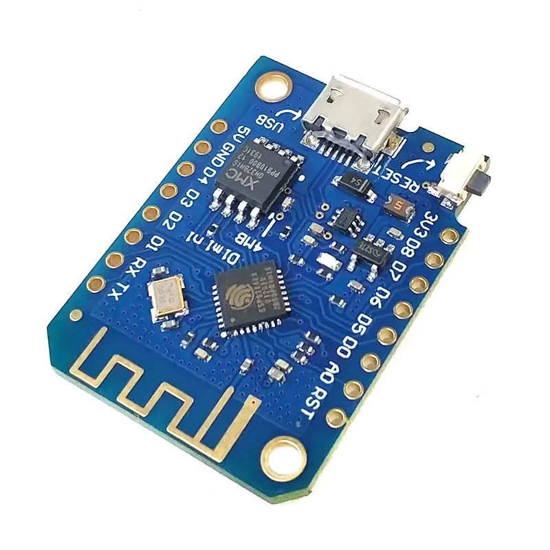 Плата для разработки Wemos D1 Mini V3.0.0 WIFI на основе ESP8266 CH340 CH340G 4 Мб Arduino Nodemcu V2 MicroPython -