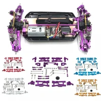 rc auto parts upgrade kit rc car self assembly accessories metal replacement parts kit replacement