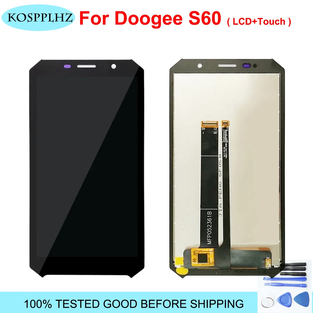 5 2 "Для DOOGEE S60 / lite ЖК-дисплей + кодирующий преобразователь сенсорного экрана в