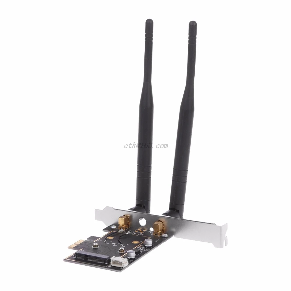 

Mini BCM4352 867Mbps + Bluetooth BT 4.0 802.11AC/BGN Desktop PCI-E Adapter