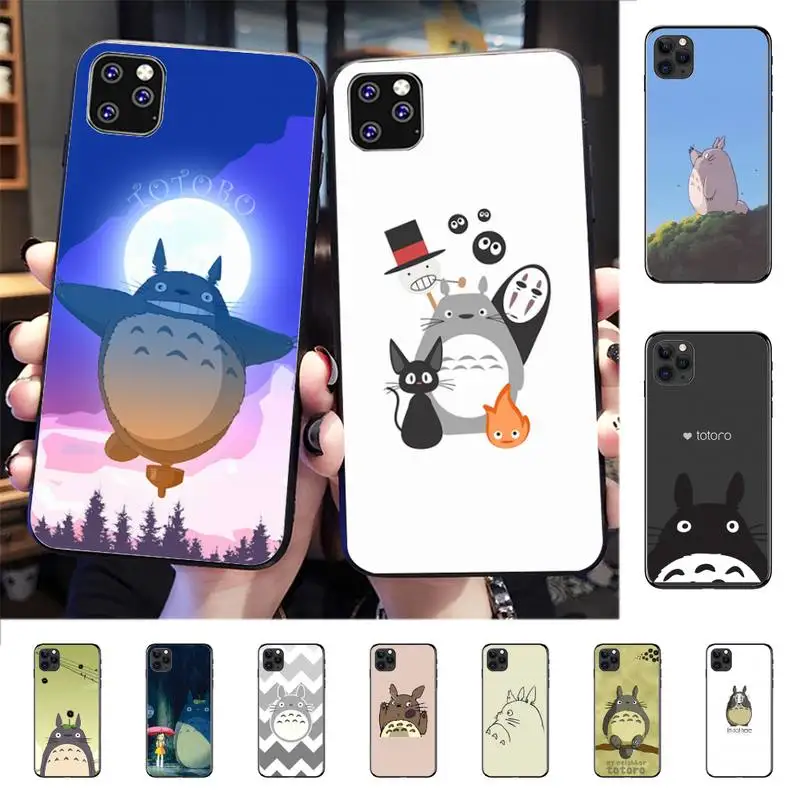 

Spirited Away Totoro Phone Case for iphone 13 11 12 pro XS MAX 8 7 6 6S Plus X 5S SE 2020 XR case