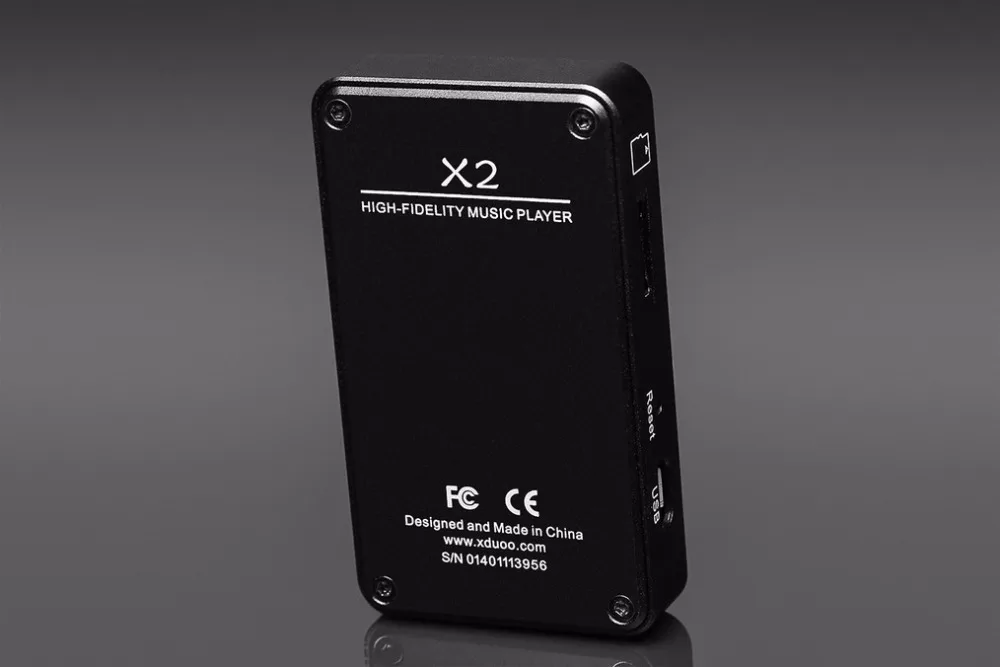 Оригинальный XDUOO X2 MP3 HIFI Цифровой музыкальный плеер с OLED экраном слот для TF