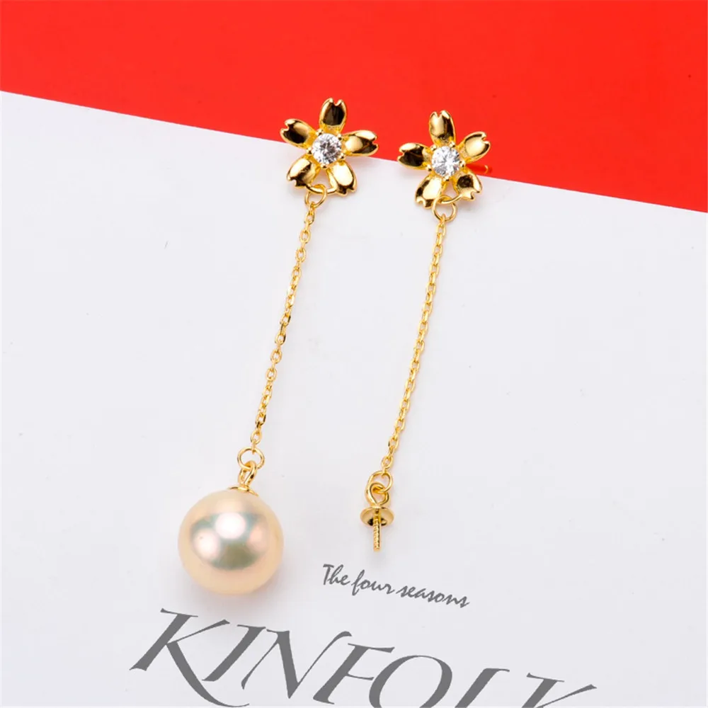 

Настоящее Твердые 925 стерлингового серебра жемчужные серьги-гвоздики, аксессуары Findings, сделай сам, ювелирное изделие ушной крючок пустые По...