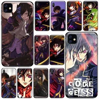 code geass lelouch phone case for iphone 11 12 pro xs max 8 7 6 6s plus x 5s se 2020 xr soft silicone cover funda shell coque