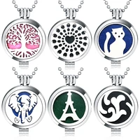 new mosquito repellent aromatherapy diffuser jewelry tree of life open perfume locket pendant 2021 women fashion necklace gift