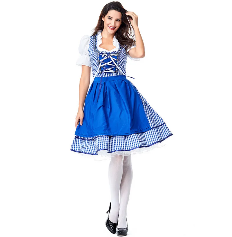 S 3XL Женский Костюм Октоберфест для девочек немецкий традиционный баварский