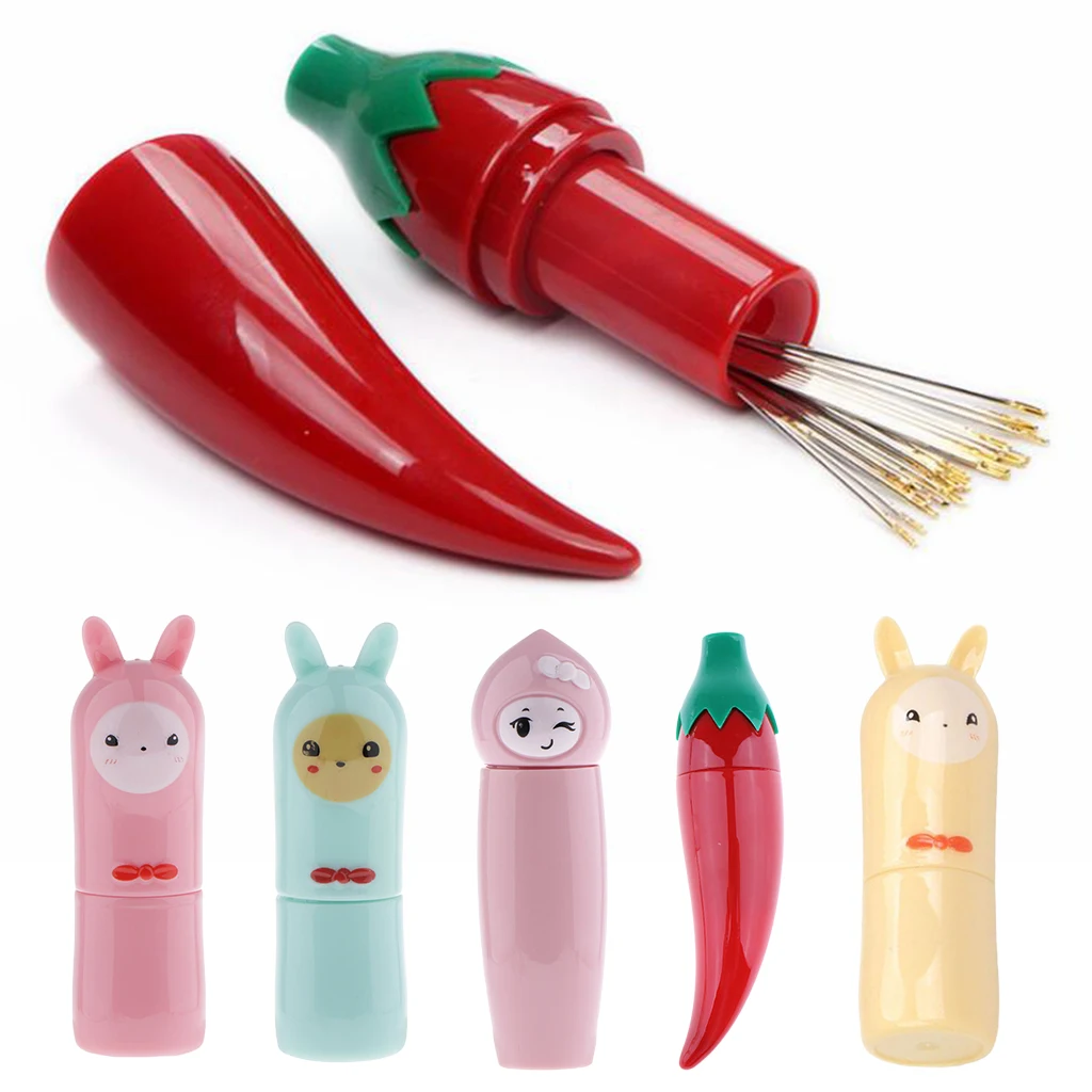 

Cartoon Sewing Pin Needles Storage Case Box Organizer Embroidery Tailor Use Cute Pin Needle Case Storage Holder