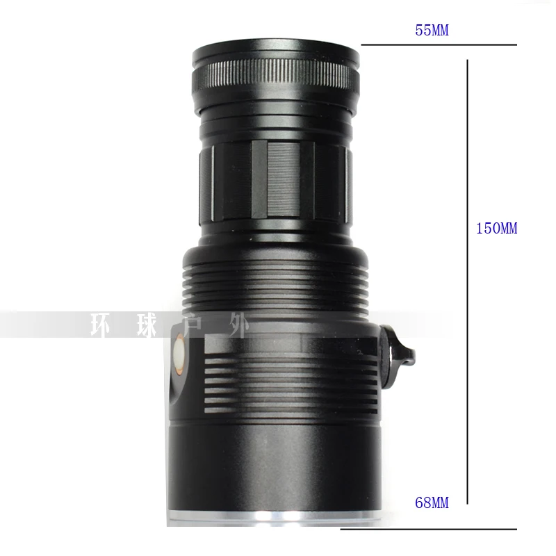 Barato Lámpara De Exploración De Foco De Largo Alcance De XH-P90, Iluminación Exterior De Alta Potencia, Linterna Fuerte Y Ligera Multifunción Para El Hogar