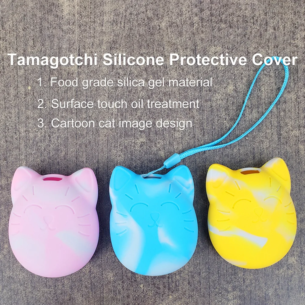 

For Cartoon Electronic Pet Game Machine Food Grade Material Cover Smooth And Soft Cover Shell Washable Machine Silicone Case