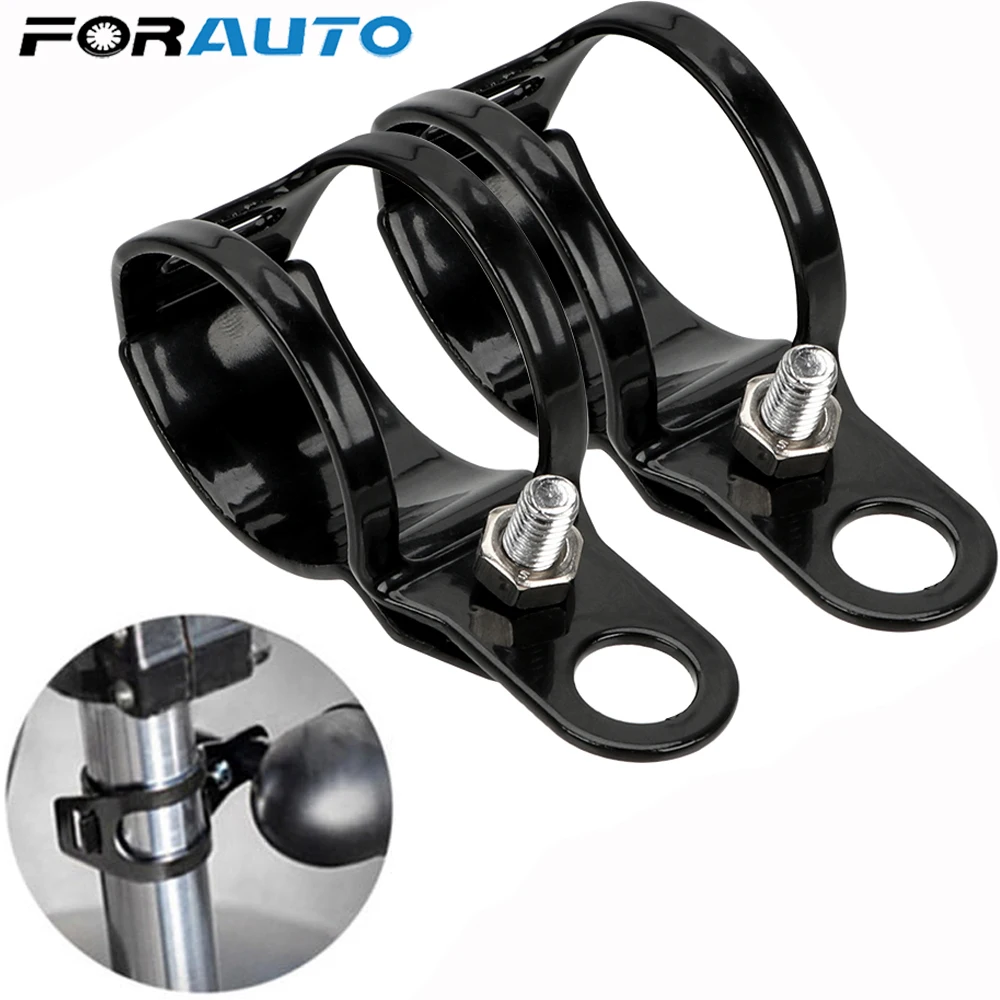 

FORAUTO 1pair Universal Motorcycle Signal Light Metal Brackets For 27-31mm Front Fork Diameter Turn Light Mount Bracket