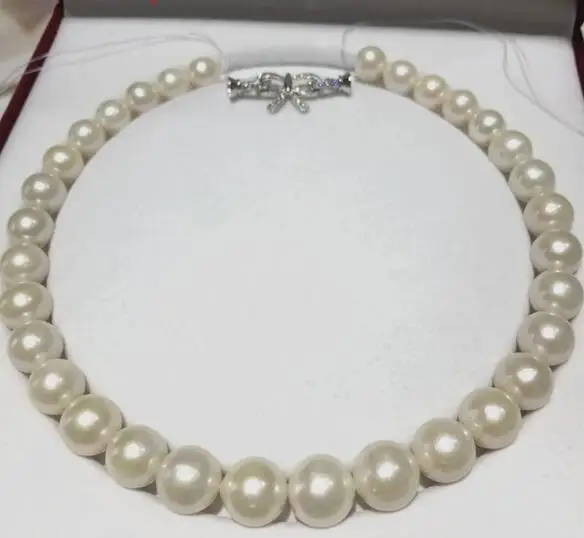 

Ожерелье в стиле барокко, натуральный Пресноводный Культивированный Жемчуг Эдисона, разноцветное, с бантом, 18 дюймов, 11-13 мм