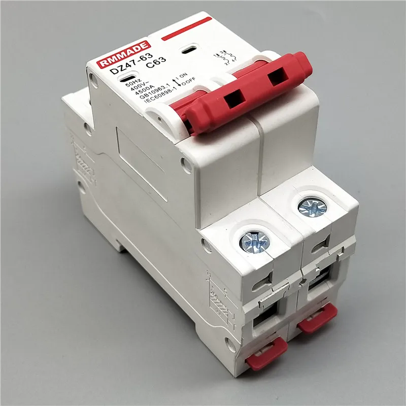 AC220V 400V DZ47 63 Американская классификация проводов 2р 6A 10A 16A 20A 25A 32A 40A 50A 125A Мини