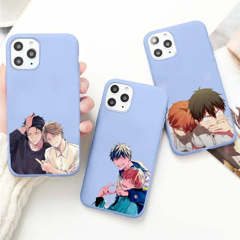 

Given Anime Phone Case Candy Color for iPhone 6 7 8 11 12 s mini pro X XS XR MAX Plus