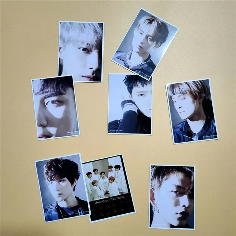 16 шт./компл. Kpop WAYV наклейка на фотокарту захват Луны Новинка альбом Хрустальная