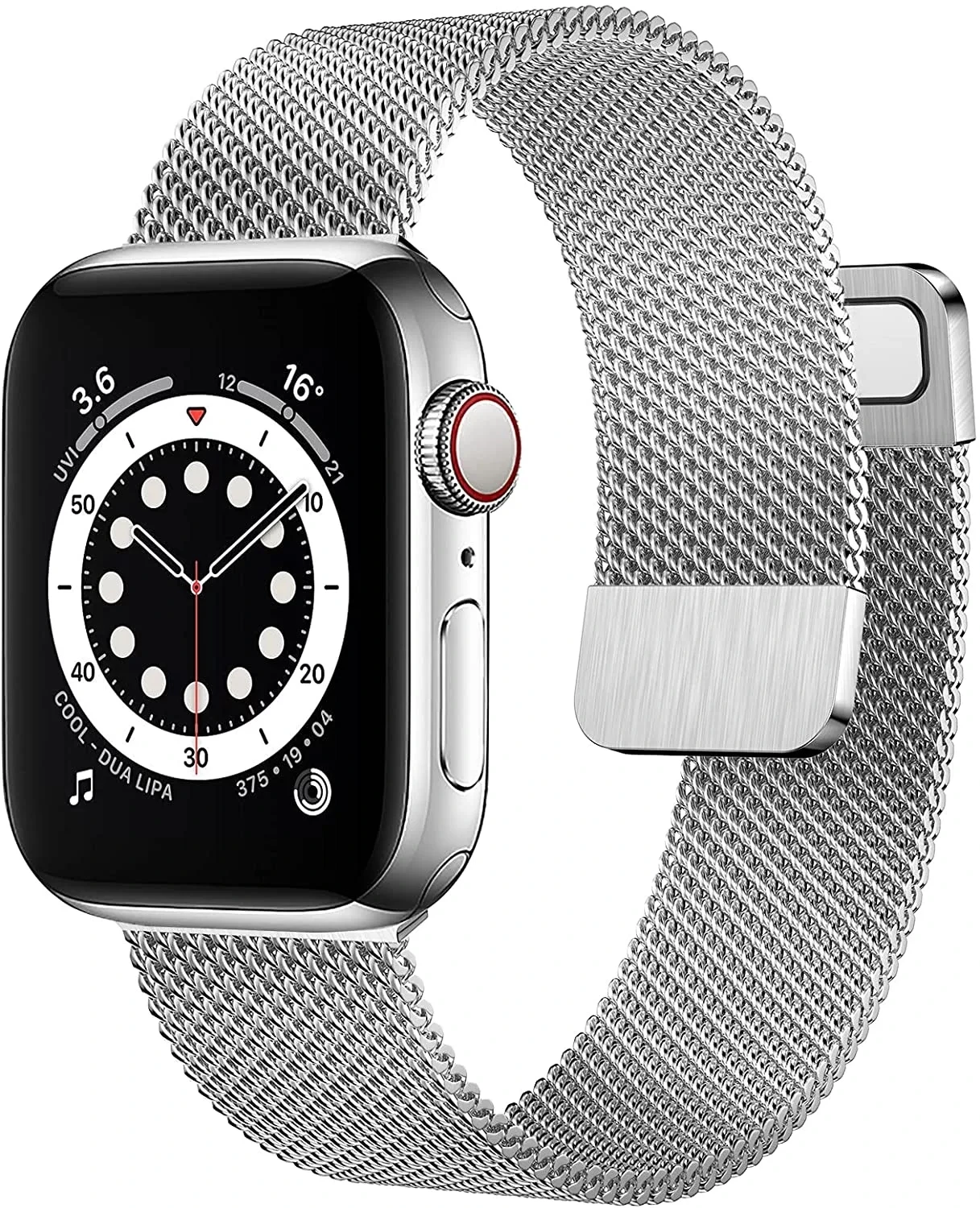 

Ремешок «Миланская петля» для apple watch 7 6 5 4 SE 44 мм 40 мм, браслет из нержавеющей стали с магнитной застежкой, аксессуары для часов iwatch 3 2 1 42 мм 38 м...