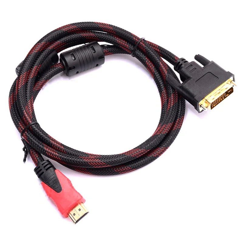 1 м 5 2 3 10 HDMI/DVI DVI D кабель 24 + pin адаптер Кабели 1080p для ЖК дисплей DVD HDTV XBOX PS3