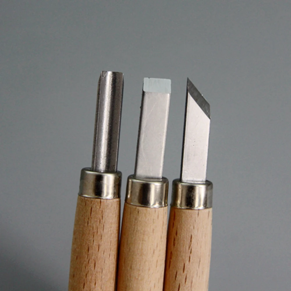 

Нож для резьбы по дереву из нержавеющей стали, инструменты для резьбы по дереву, резиновый нож для резьбы по кирпичу, универсальный нож ручн...