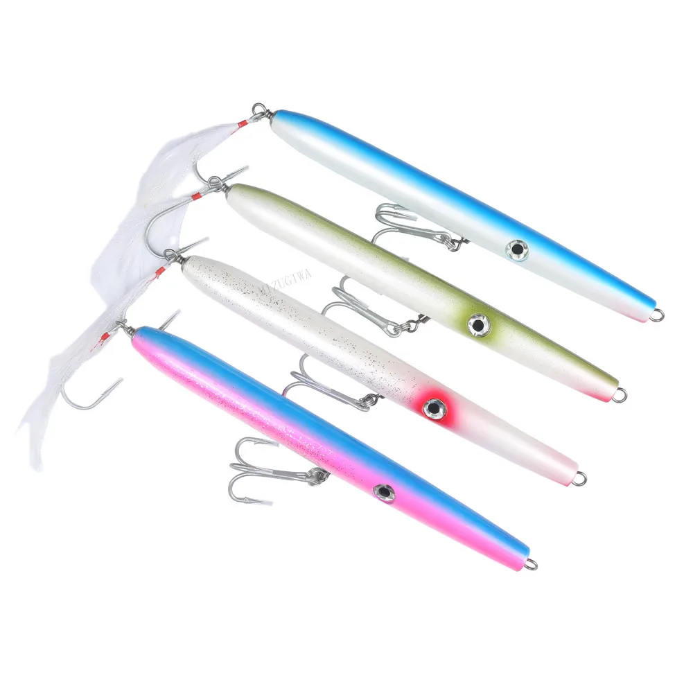 MIZUGIWA 4 шт. деревянные Needlefish встроенный в транспортное средство штекер 9 &quotловле