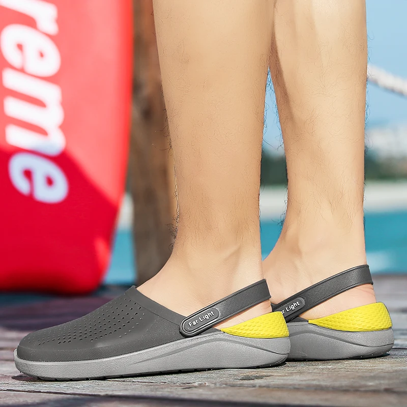 Сандалии мужские для сада и пляжа классические шлепанцы улицы серфинга