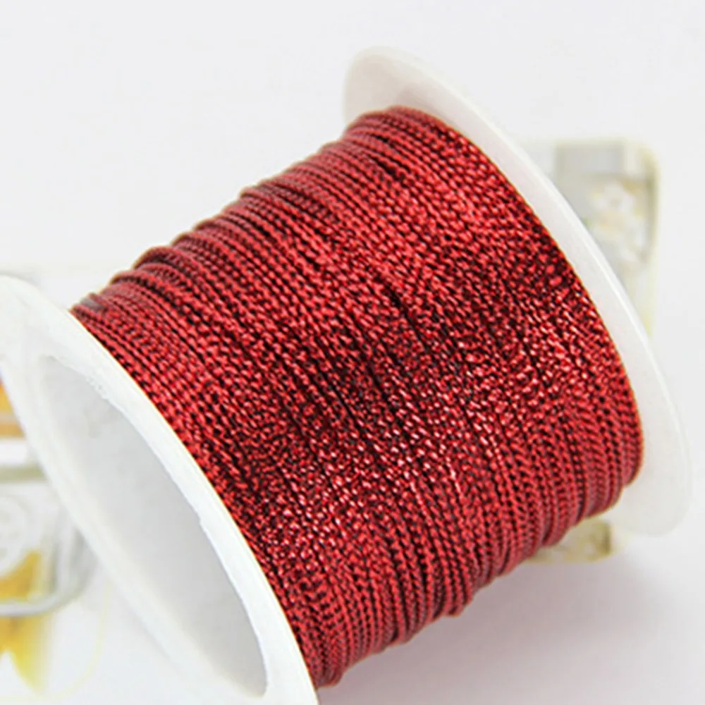 Шнур из полиэфирного волокна DIY жгут бисера бирки изготовление браслета ожерелья