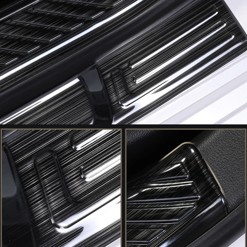 CARMANGO для Lexus ES 2018 2019 ES200 ES260 Автомобильная дверь накладки пороги Plate Trim