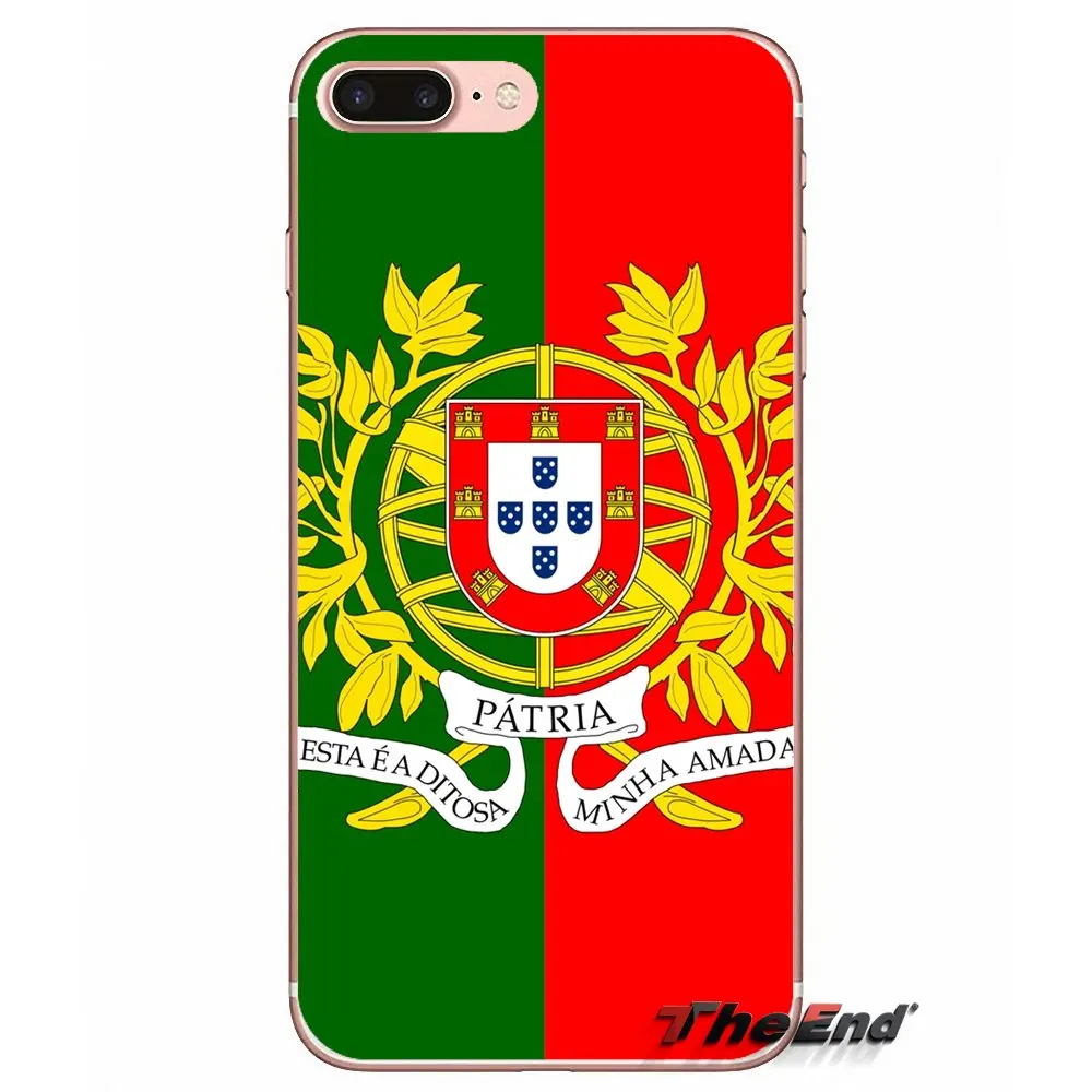 Для Apple IPhone X 4 4S 5 5S SE 5C 6 6s 7 8 плюс Plus португальский национальный флаг эмблема