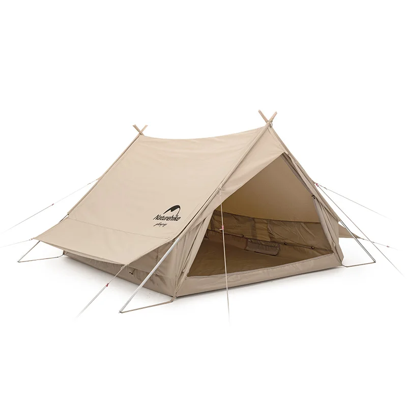 Günstig Naturehike Verlängern 4,8 2Person Große Bereich Outdoor Wasserdicht Sun Shelter Wandern Reisen Baumwolle Zelt NH20ZP011