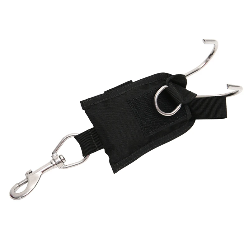 Diving Double Stream Hook Quick Installation Double Stream Hook Diving Accessories Webbing Reef Rafting Hook
