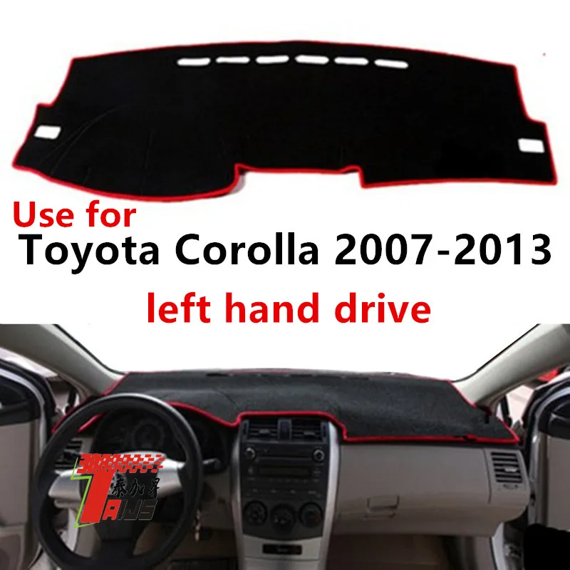 TAIJS защитный ковер для левого руля автомобиля с защитой от пыли подходит TOYOTA Corolla