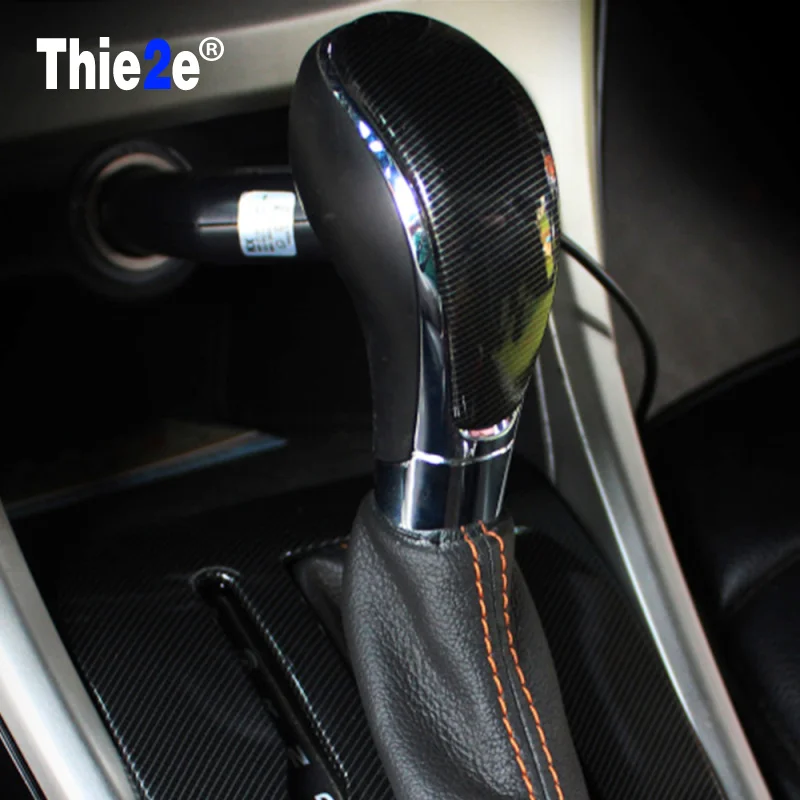 Стайлинг автомобиля ABS Chrome AT чехол для рычага переключения передач обшивки Opel ASTRA