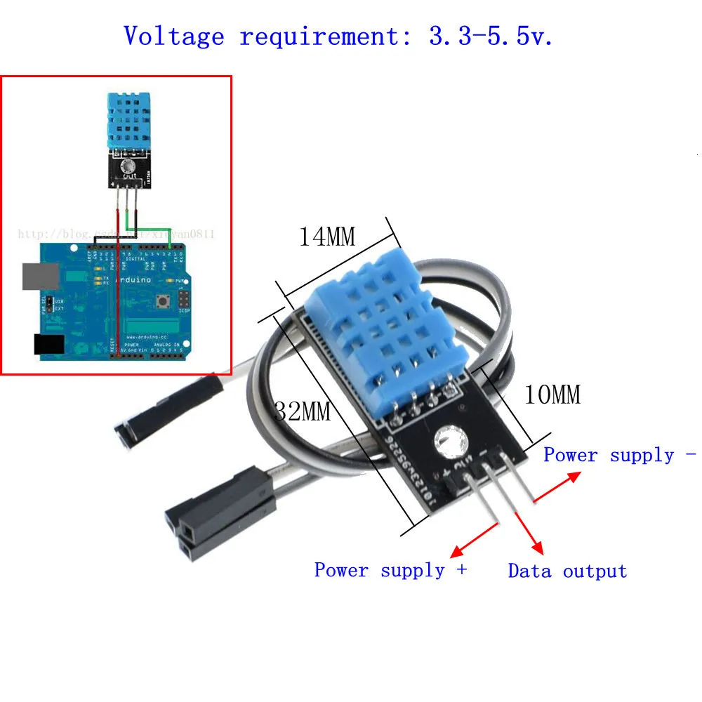 GREATZT DHT11 модуль датчика температуры и относительной влажности для Arduino