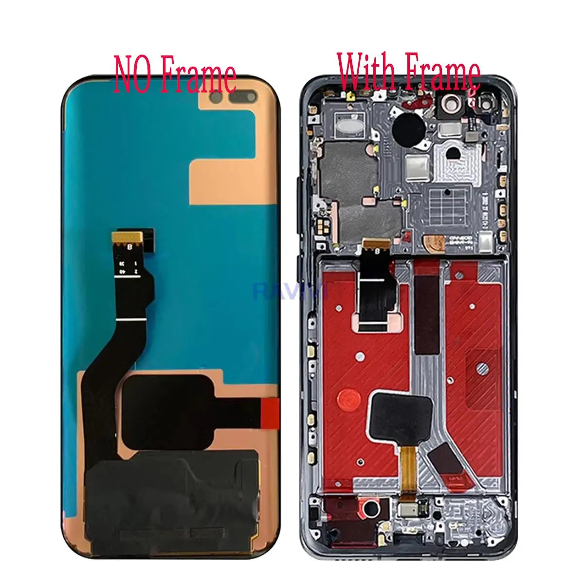 Pantalla LCD AMOLED de 6,58 pulgadas para Huawei P40 Pro, montaje de digitalizador probado, ELS-NX9 de repuesto, ELS-N04-1