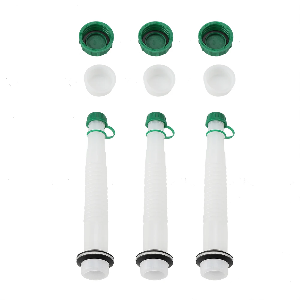 

3 комплекта запасных крышек для бензина и горючего носика, садовый инструмент для заправки промышленного оборудования