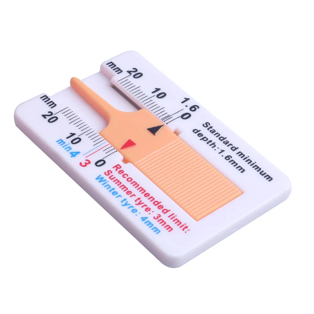 Newest Car Tyre Tread Depthometer Depth Indicator Gauge Motorcycle Trailer Van Wheel Measure Tool |