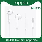Гарнитура OPPO MH135 со встроенным микрофоном, штекер 3,5 мм, наушники для смартфона FIND X R17 Pro Reno 10, 3, 3 Pro