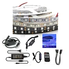 УФ светодиодная ленсветильник SMD 60 светодиодовм 395-405nm гибкая лента лампа + разъем постоянного тока + сенсорныйпереключательпульт дистанционного управлениядиммер + адаптер питания