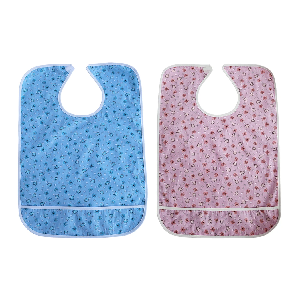 Хлопковая одежда для еды защитный нагрудник фартук помощи инвалидов ловушка