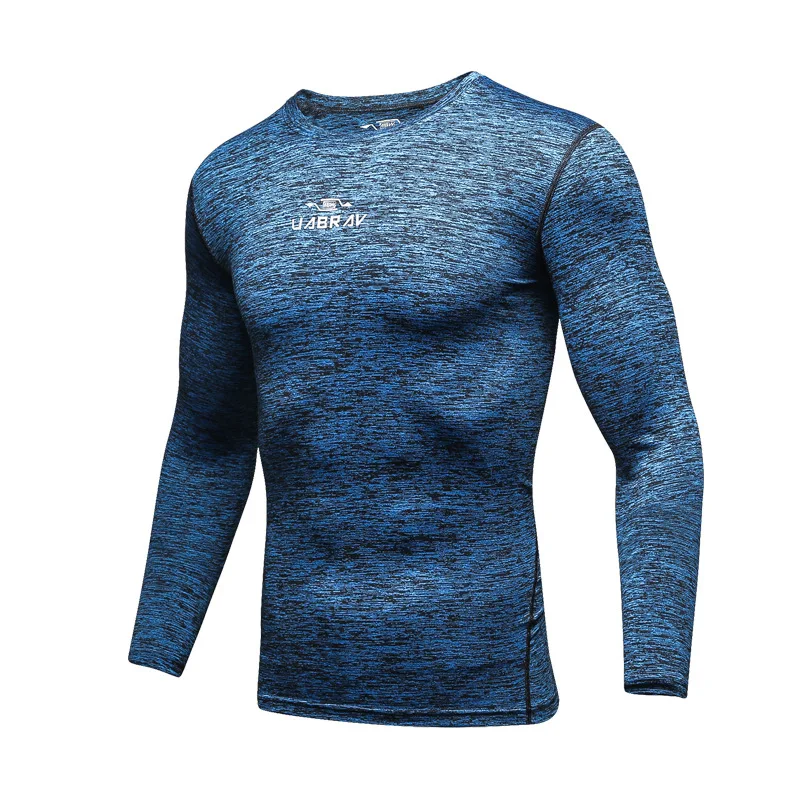 Новинка хит продаж мужские спортивные рубашки компрессионные бодибилдинг