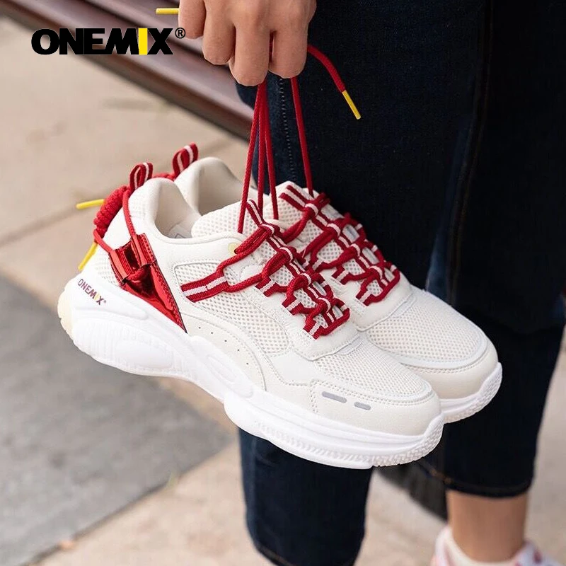 

Спортивная обувь ONEMIX для мужчин, ретро кроссовки для бега, хорошие спортивные кроссовки, Прогулочные кроссовки с подушкой для занятий спорт...