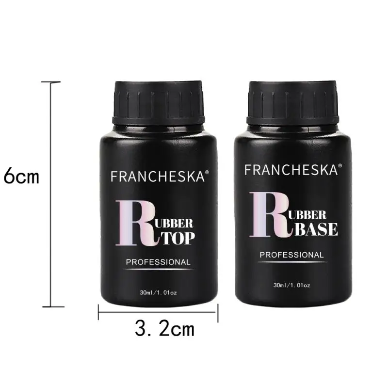 

FRANCHESKA Nail Gel Nail Art Rubber For UV LED Lamp Phototherapy Primer Sealing Layer Nail Polish Multi-Use Top Base Coat TSLM2