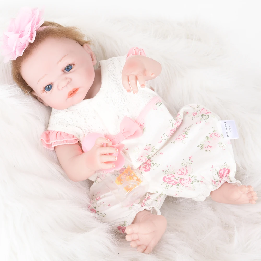 Новый дизайн детские куклы Bebe Reborn Милые силиконовые для новорожденных девочек