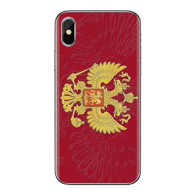 Чехол для мобильного телефона с российским гербом рисунком флага Huawei NOVA 2 3 2i 3i Y6 Y7